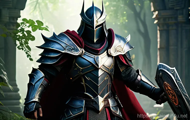 아이온 캐릭터 코스튬 획득 - A stunning, confident female warrior from a high-fantasy MMORPG, standing gracefully in a grand, sun... 아이온 캐릭터 코스튬 획득 - A stunning, confident female warrior from a high-fantasy MMORPG, standing gracefully in a grand, sun...